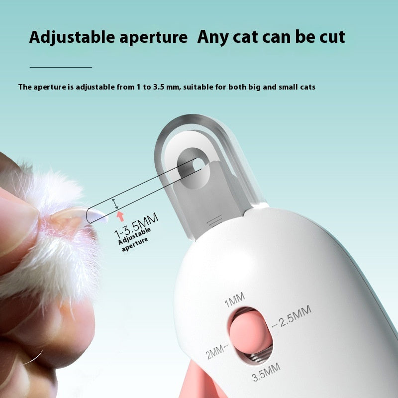 Pet Nail Scissors with Gravity Push Feature