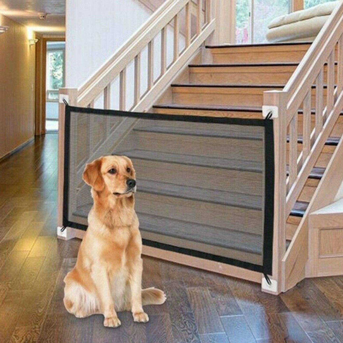 Pet Safety Mesh Gate – Portable & Discreet Barrier