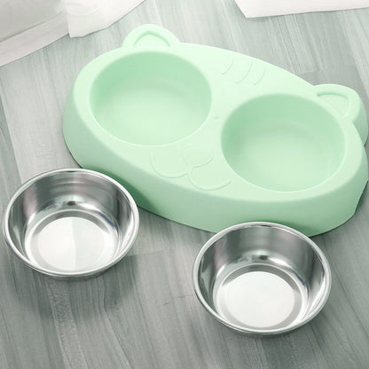 Double Dog Bowl Set