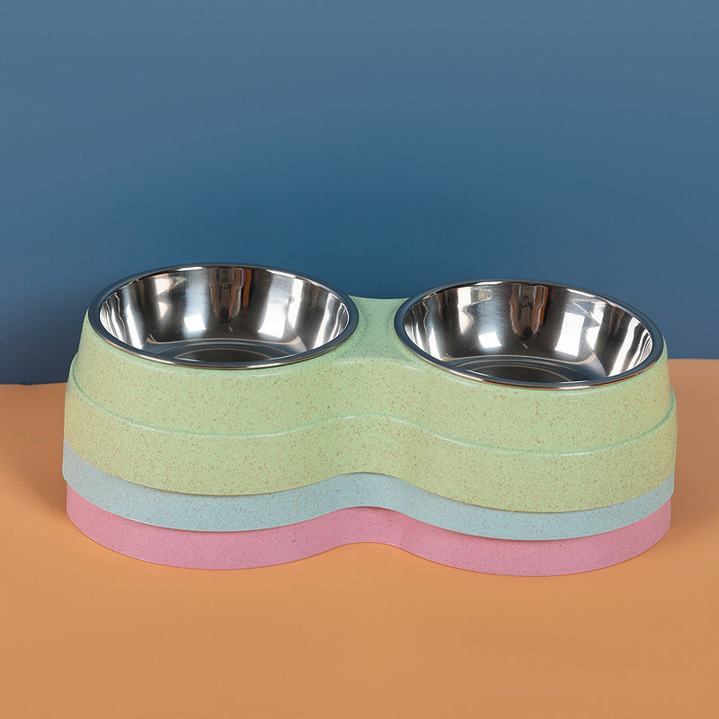 Double Pet Bowls – Food & Water Feeder