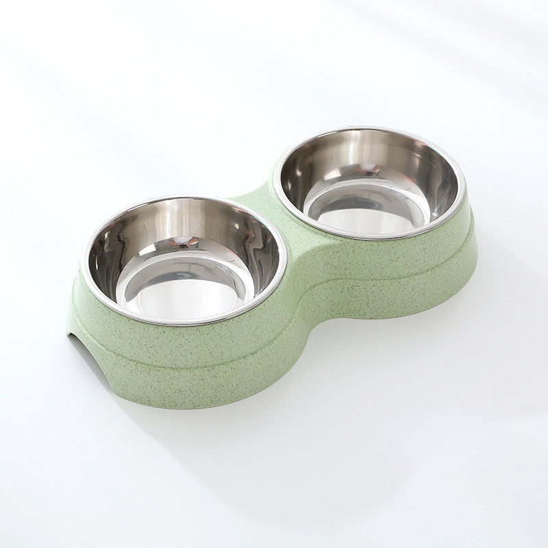 Double Pet Bowls – Food & Water Feeder