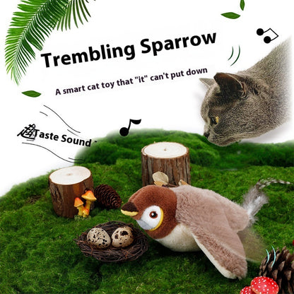 Bird Sparrow Cat Toy