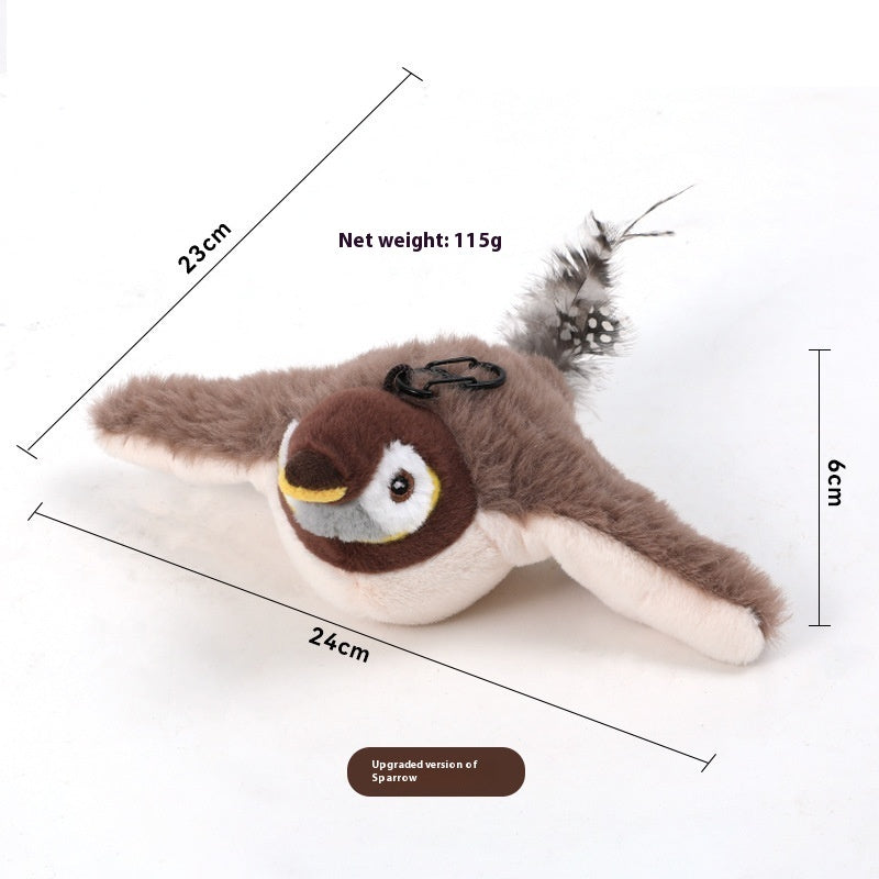 Bird Sparrow Cat Toy