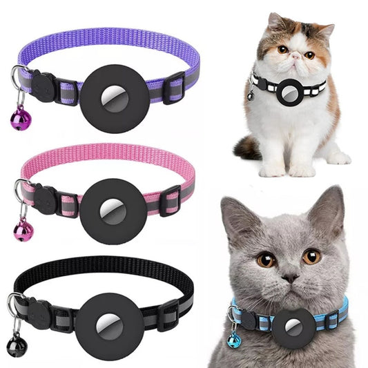 Reflective Waterproof Collar with AirTag Holder