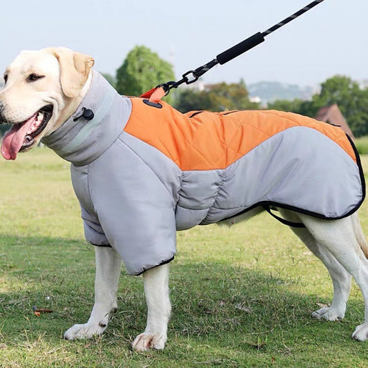 Winter Dog Coat - Waterproof Pet Clothes for Medium & Large Dogs