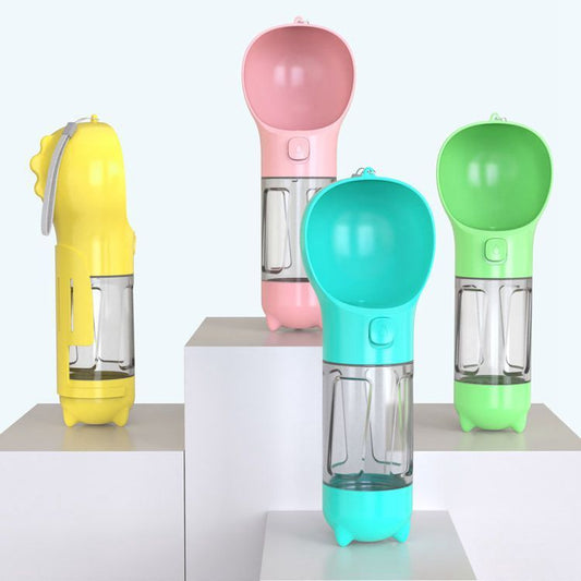 Portable 3-in-1 Pet Water Bottle