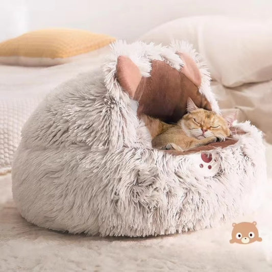 Winter Long Plush Pet Bed