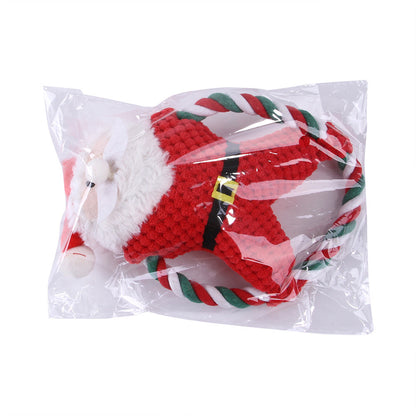 Festive Plush Christmas Pet Toys