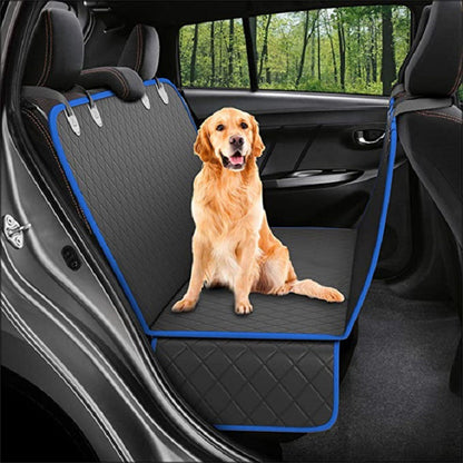 Dog Car Seat Cover with View Mesh and Hammock Design